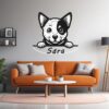 Fali dekoráció - Ausztrál pásztorkutya egyedi névvel - Image 2
