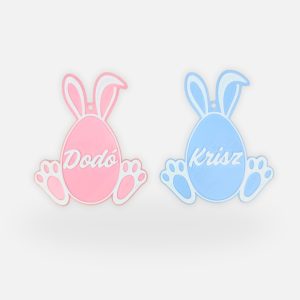 Felakasztható húsvéti nyuszi egyedi névvel